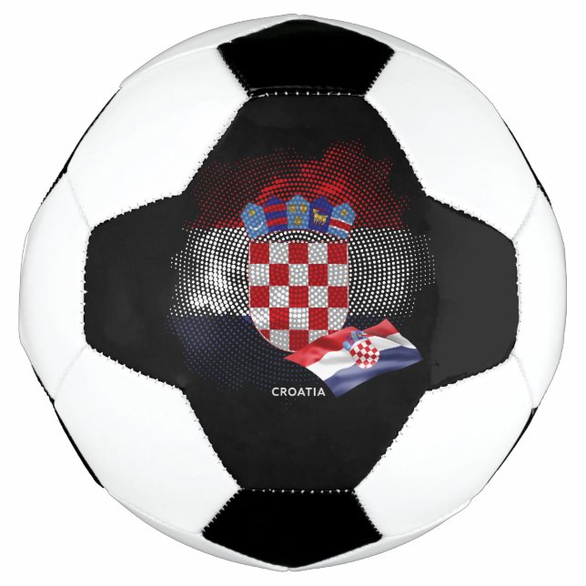 Croatia flag soccer ball (Front)