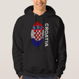 Croatia Flag Soccer Sport Football Fan Supporters Hoodie