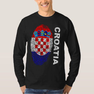 Croatia Flag Soccer Sport Football Fan Supporters T-Shirt