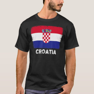 Croatia Flag   Support Croatian People Women Men   T-Shirt