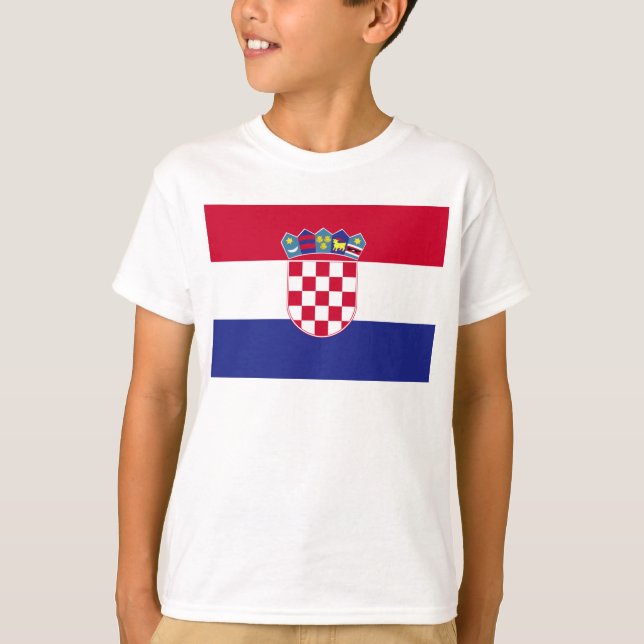 Croatia Flag T-Shirt (Front)