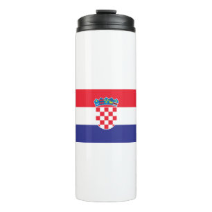 Croatia Flag Thermal Tumbler