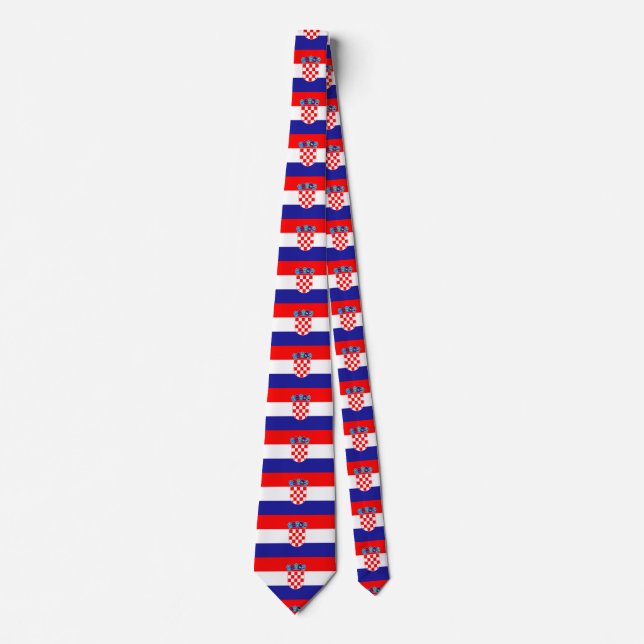 Croatia Flag Tie (Front)