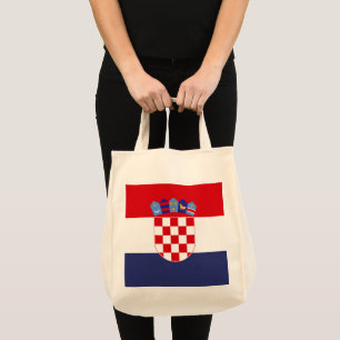 Croatia flag tote bag