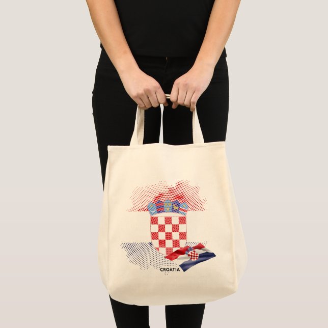 Croatia flag tote bag (Front (Product))