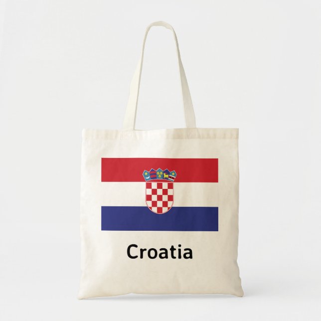 Croatia Flag Tote Bag (Front)