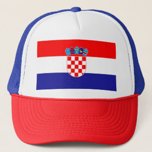 Croatia Flag Trucker Hat