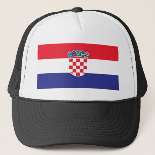 Croatia Flag Trucker Hat