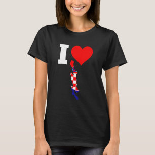 Croatia flags for Cres   I Love Cres T-Shirt
