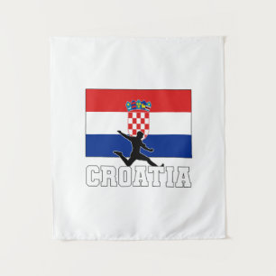 Croatia Football Soccer National Team Tapestry