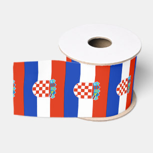 Croatia Grosgrain Ribbon