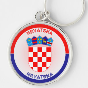 Croatia Heritage Emblem Key Ring