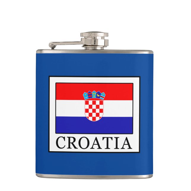 Croatia Hip Flask (Front)