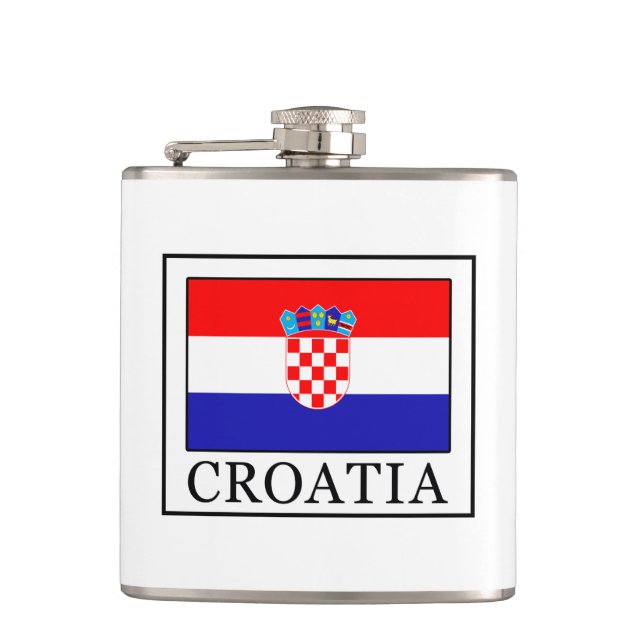 Croatia Hip Flask (Front)