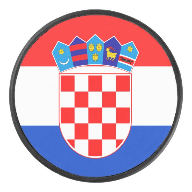 Croatia Hockey Puck (Front)