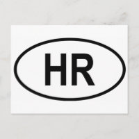 Croatia (Hrvatska) Int'l Vehicle Reg. Code