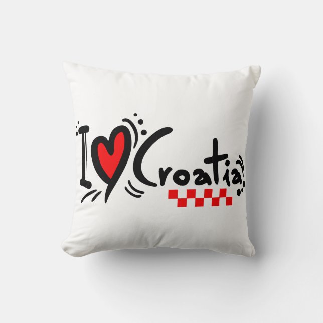 Croatia hrvatska kroatien hrv hr adria turism sea cushion (Front)