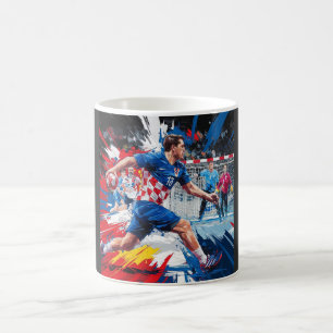 Croatia Hrvatska Kroatien Hrv Zagreb Split Flag Coffee Mug