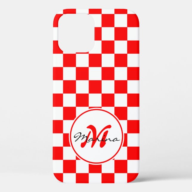 Croatia | Hrvatska | Name Monogram Case-Mate iPhone Case (Back)