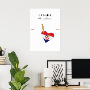 Croatia Hrvatska  Poster