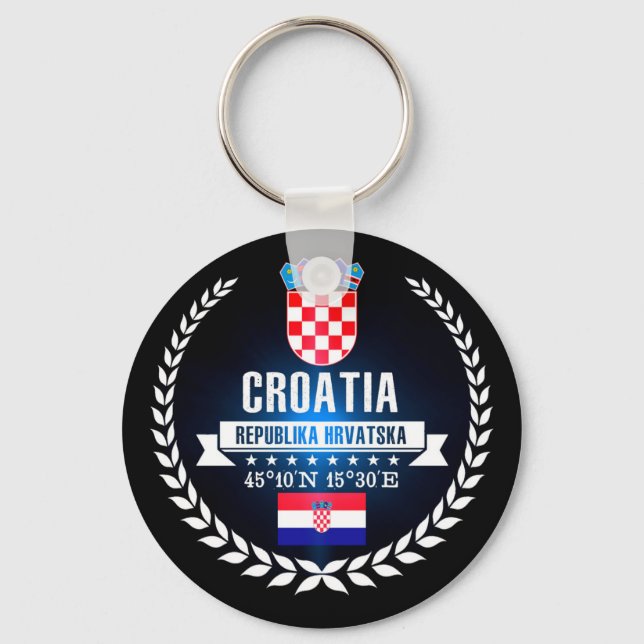 Croatia Key Ring (Front)