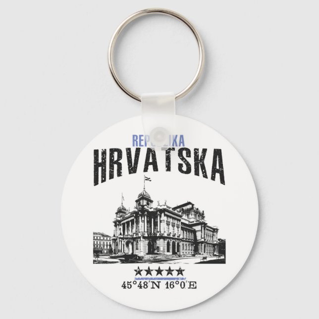 Croatia Key Ring (Front)