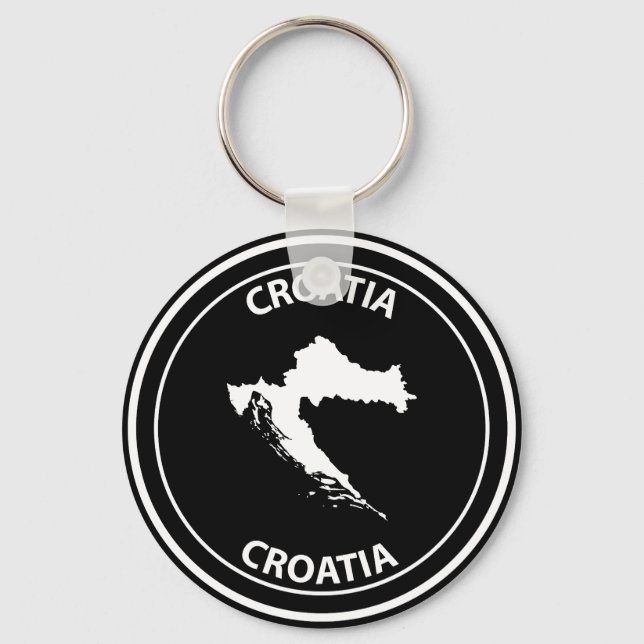 Croatia Key Ring (Front)