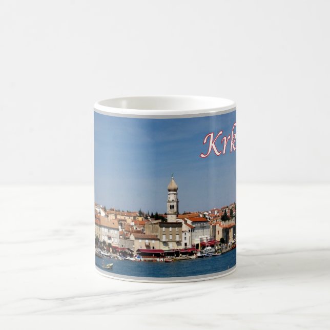 Croatia - Krk City - Veglia - Coffee Mug (Center)