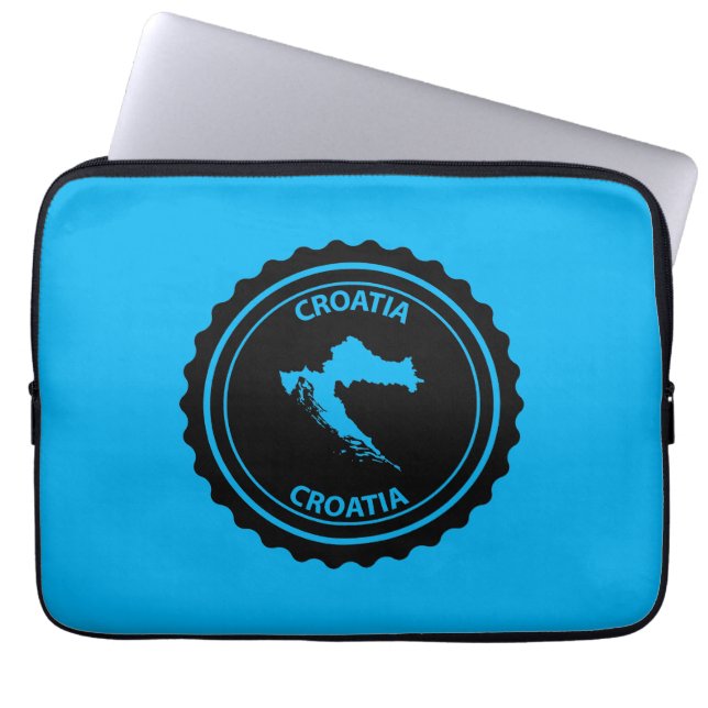 Croatia Laptop Sleeve (Front)