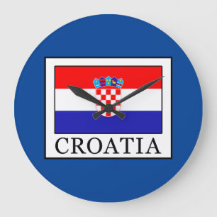 Croatia Large Clock