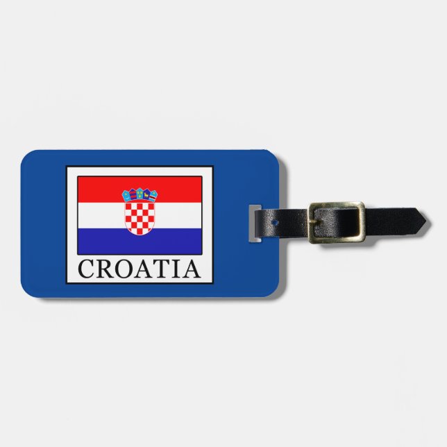 Croatia Luggage Tag (Front Horizontal)