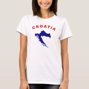 Croatia Map T-Shirt