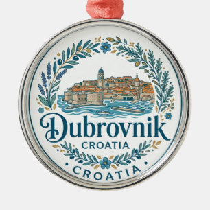 Croatia Metal Ornament