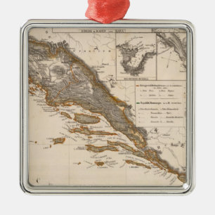 Croatia Metal Ornament