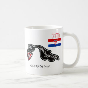 Croatia-MiG-21 Patch Coffee Mug