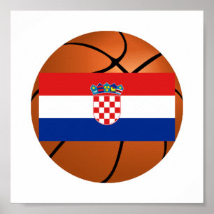 Croatia National Basketball Team Poster