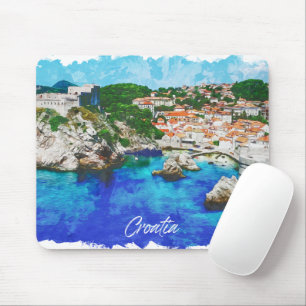 Croatia Panorama View Travel Mouse Pad