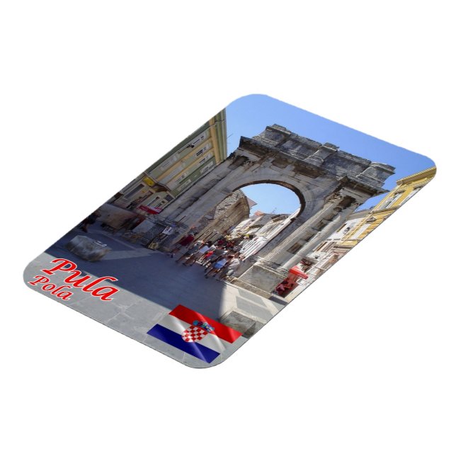 Croatia - Paola - Pola - Pula - Magnet (Left Side)