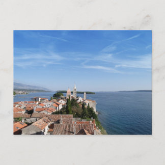 Croatia, Rab island and town Postcard