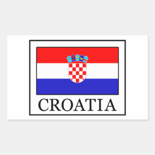 Croatia Rectangular Sticker
