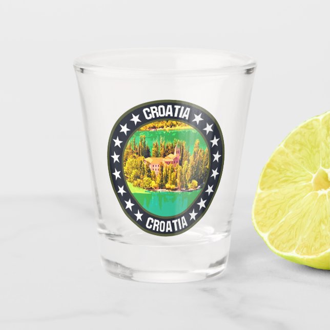 Croatia                                            shot glass (Front)