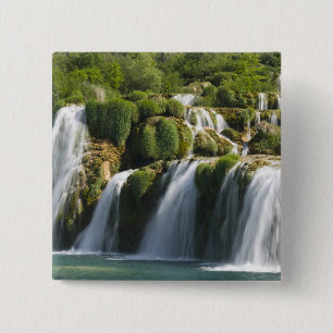 Croatia, Sibenik-Knin Region, KRKA NATIONAL 15 Cm Square Badge