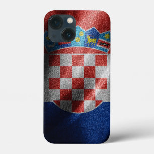 Croatia silk flag iPhone 13 mini case