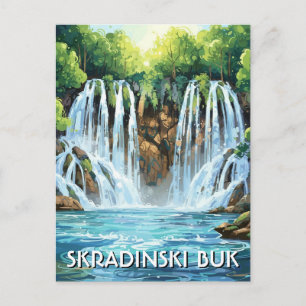 Croatia Skradinski Buk Postcard
