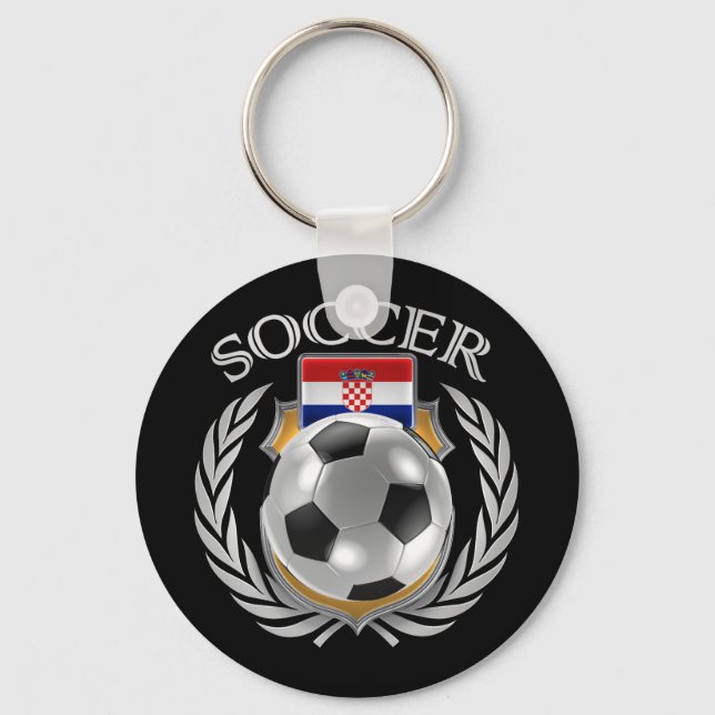 Croatia Soccer 2016 Fan Gear Key Ring (Front)