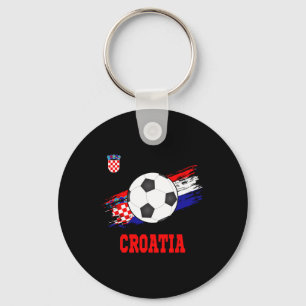 Croatia Soccer Croatian Footll Croats Futbol Key Ring