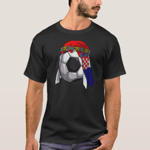 Croatia Soccer Football Team 2022 Arab Keffiyeh Cr T-Shirt