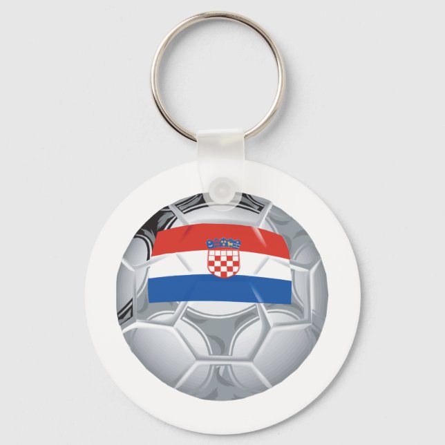 Croatia Soccer Key Ring (Front)