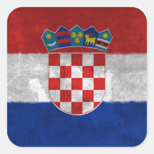 Croatia Square Sticker