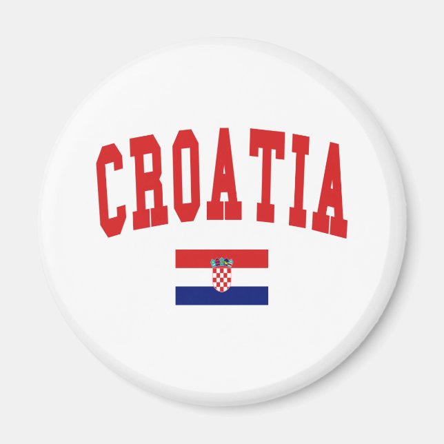 Croatia Style Magnet (Front)